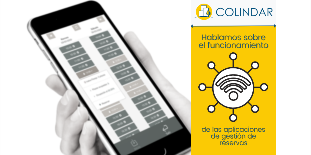 Como funciona una app de reservas en comunidad de vecinos colindar
